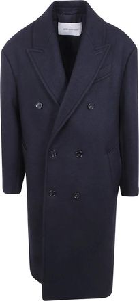 Ami Abrigo Largo Doble Botonadura - Coats - Hombre - Negro - M