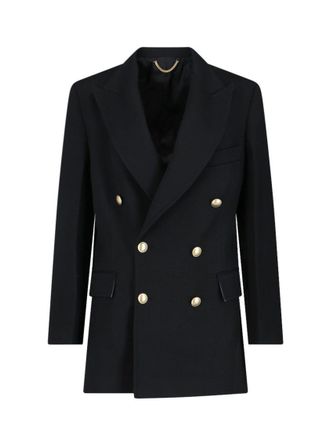 Victoria Beckham Double-Breasted Blazer - Black