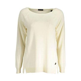 North Sails Cotton Crewneck Sweatshirt - Dames - Ronde hals truien - Wit - M - Katoen - Truien & Vesten