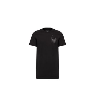 Rick Owens Moncler Girder Cotton T-shirt, Unisex, Black, Size: Xxs