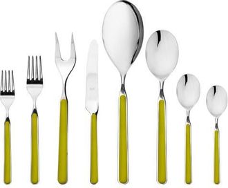 Mepra Fantasia Flatware Set - 43 Pieces in Olive-Green at Nordstrom
