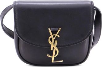 Saint Laurent Kaia Shoulder Bag Leather Mini crossbody bag - Zwart