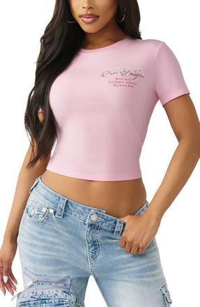 True Religion Crystal Buddha Baby T-Shirt in Fairytale at Nordstrom, Size Xx-Large