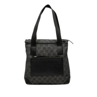 Gucci Pre-owned Tote Bags, female, Black, Size: ONE SIZE Pre-owned Denim Tote Bag