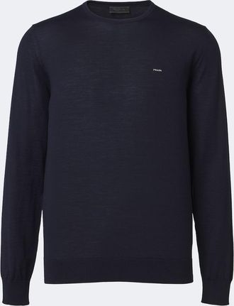 Prada Logo virgin wool sweater