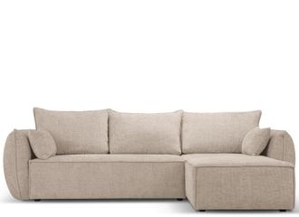 BLOOMINGLOFT 4-Sitzer Ecksofa Eris mit Bettfunktion, Eckteil rechts