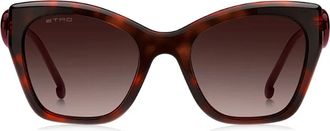 Etro Zonnebrillen - unisex - Zonnebrillen - Bruin - 54 MM - Accessoires