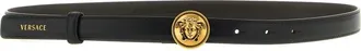 Versace Dames, Accessoires, Zwart, Maat: 80 CM Leer