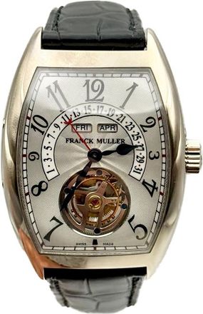 Franck Muller Cintree Curvex Tourbillon Automatic Silver Dial Mens Watch 7880 T MC