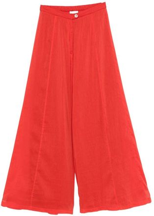 Forte_Forte Voile broek van katoen en zijde