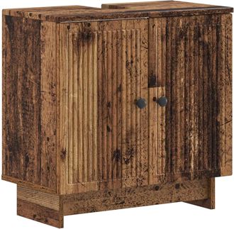 vidaXL Mueble De Lavabo Para Ba&ntilde;o Ede Madera Envejecida Vidaxl