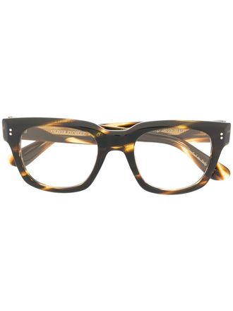 Oliver Peoples Occhiali squadrati Shiller - Marrone