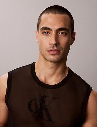 Calvin Klein Camiseta De Tirantes De Malla Transparente Pride