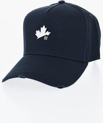 Dsquared2 Solid Color Cap with Printed Logo size Unica