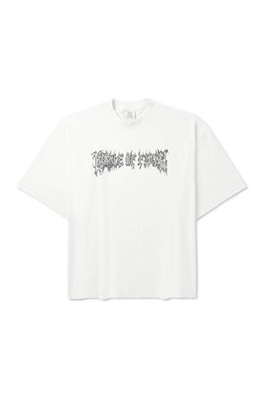 VETEMENTS Printed Cotton-Jersey T-Shirt