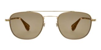 Garrett Leight CLUBHOUSE II SUN G-EMT/CL Mens Sunglasses Gold Size 51