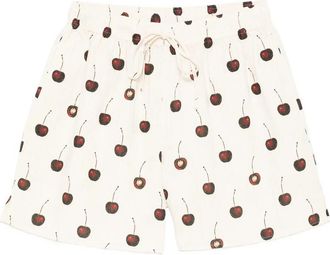 Stine Goya Cherry-print Drawstring Shorts