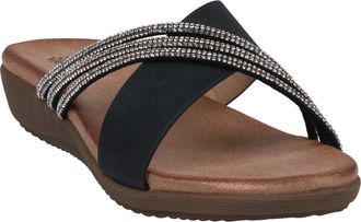 GC SHOES Iris Comfort Wedge Sandal in Black at Nordstrom Rack, Size 7.5