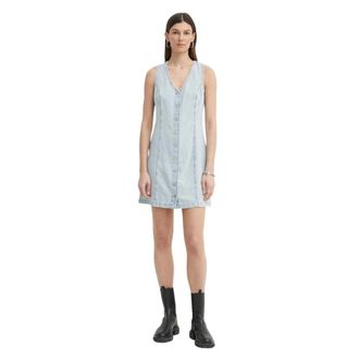 Levi's Dames, Jurken, Blauw, Maat: M Denim