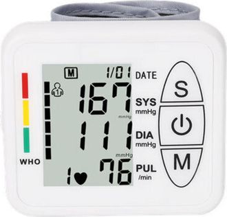 OEM Tensi&oacute;metro De Mu&ntilde;eca - Oscilom&eacute;trico - Precisi&oacute;n &plusmn;3 Mmhg - Memoria 99 Mediciones - Para Seguimiento Dom&eacute;stico De La Presi&oacute;n Arterial - 1 Unidad - Pil