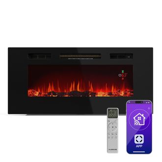 Klarstein Klarstein Chimenea El&eacute;ctrica Inteligente Galeras 2 Ajustes De Calor 16 - 30&deg; Ilusi&oacute;n De Llama Led Capaz De Iot
