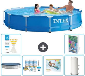 Intex Piscina Con Estructura Redonda - 366x76 Cm - 7-piezas S161