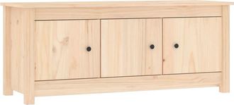 vidaXL Mueble Zapatero De Madera Maciza De Pino 110x38x45,5 Cm Vidaxl