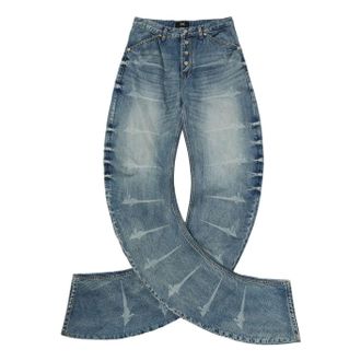 Thug Club Laser Washed Parkour Denim Pants Black TC26PT0102