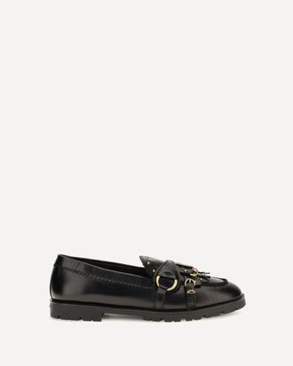Pinko Nora leather Loafers Female 36
