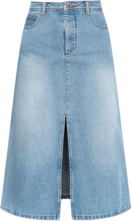 A.P.C. A. P.C.-Gonna Midi Georgia In Denim-Donna