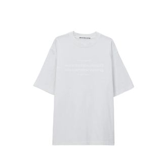 Alexander Wang Short Sleeve T-shirt W/ Mirror Logo