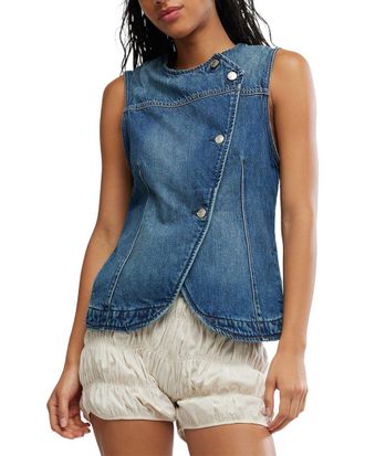 Free People Maris Denim Vest
