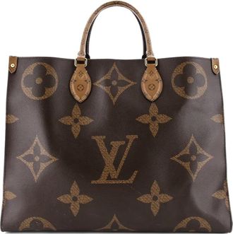 Louis Vuitton OnTheGo Reverse Monogram Giant GM tote bag - Bruin