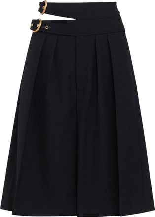 Chlo&eacute; Black Solid Shorts