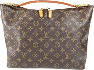 Louis Vuitton Pre-owned Handbags, female, Brown, Size: ONE SIZE Pre-owned Canvas Handbag