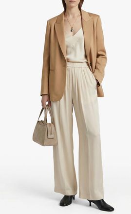 Forte_Forte Forte_forte Silk Trousers, Womens, Cream