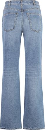Chlo&eacute; Womens High-Rise Boyfriend Jeans Denim Cotton