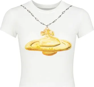 Vivienne Westwood Tops, Dames, Wit, L, T-Shirts