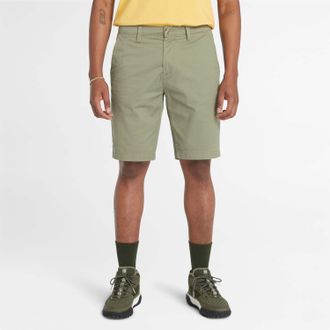 Timberland Mens Timberland Topsfield Twill Chino Shorts in Green