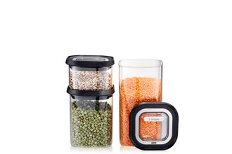 GEFU Gefu - Pantry - Juego De 3 Tarros De Cristal Con Tapa Herm&eacute;tica