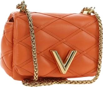 Louis Vuitton Pre-owned Vintage Shoulder Bag - Dames - Vintage Schoudertas - Oranje - ONE Size - Leer - Vintage