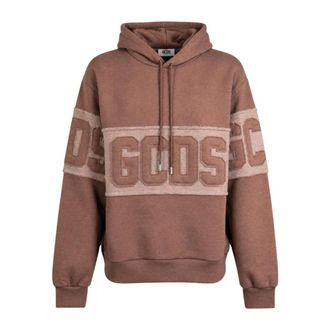GCDS Gcds, Hoodies & sweatvesten, Heren, Bruin, XL, Hoodies