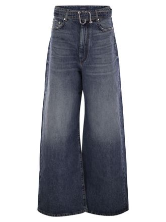 Sportmax Pantalones de mezclilla de gran tama&ntilde;o Sportmax Procida