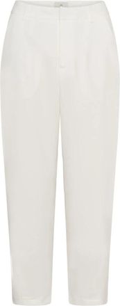 Kaffe KAmerle Pants Suiting Pants - Dames - Straight fit broeken - Wit - 2XL - Broeken