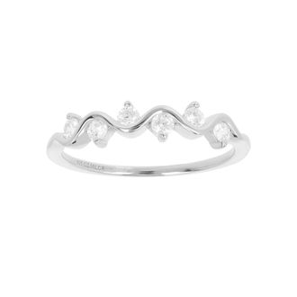 Autentica Wave Design Band Ring