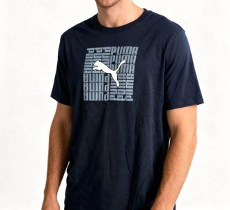Puma Graphic Box T-Shirt In Purple