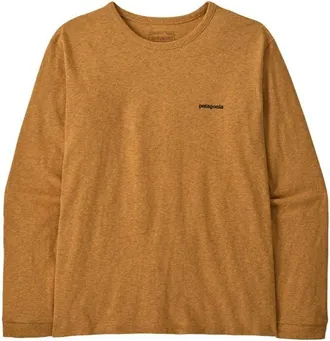 Patagonia L/S P-6 Logo Responsibili-Tee Longsleeve f&uuml;r Damen | braun