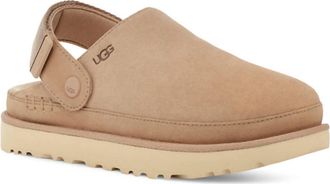 UGG Womens Goldenstar Suede Clog In Sand