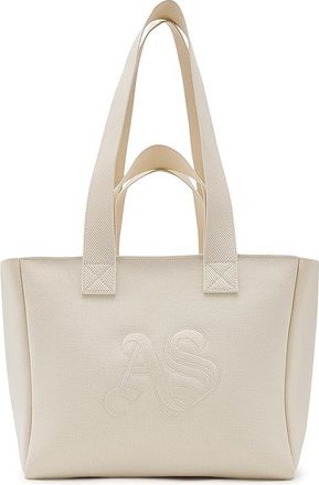 AllSaints Izzy As Medium Tote Handbags Barley White, Polyester