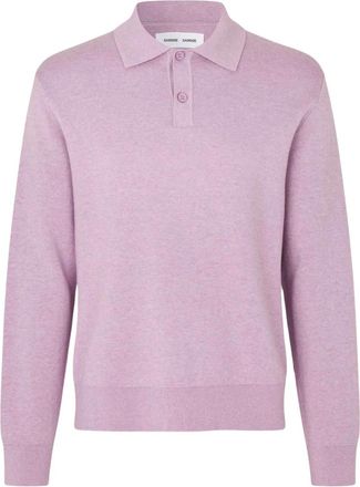 Sams&oslash;e & Sams&oslash;e Sanino Polo - Heren - Polos - Paars - M - Katoen - Tops